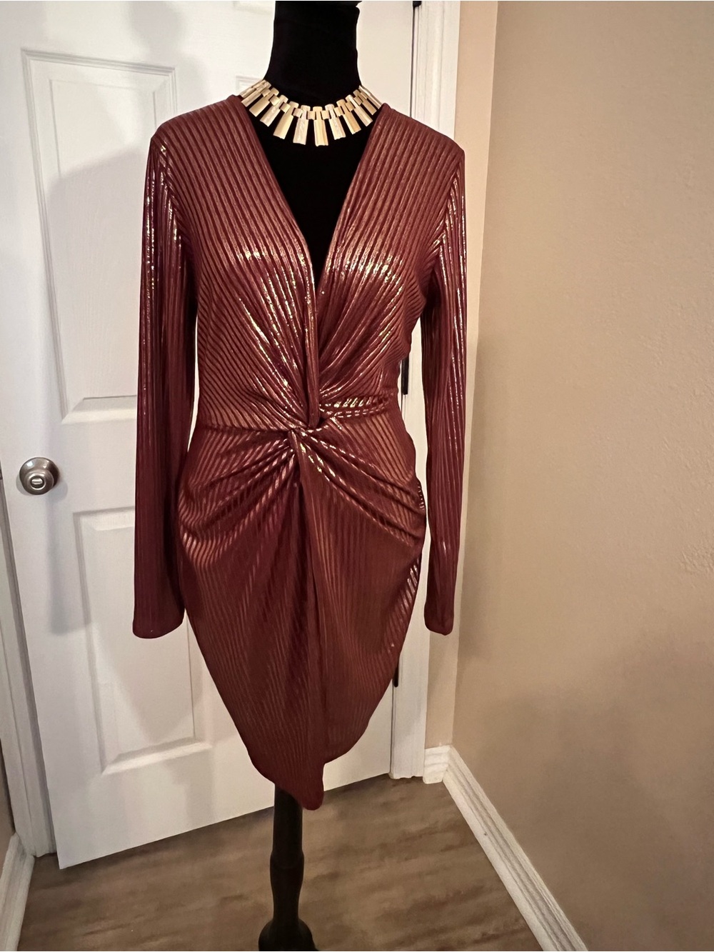 Lulus Sexy Burgundy Bodycon Dress